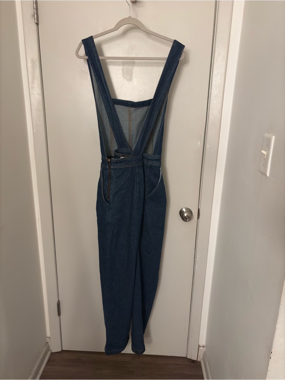 Madewell Tapered Overalls in Dunson Wash size 14 - Picture 3 of 11
